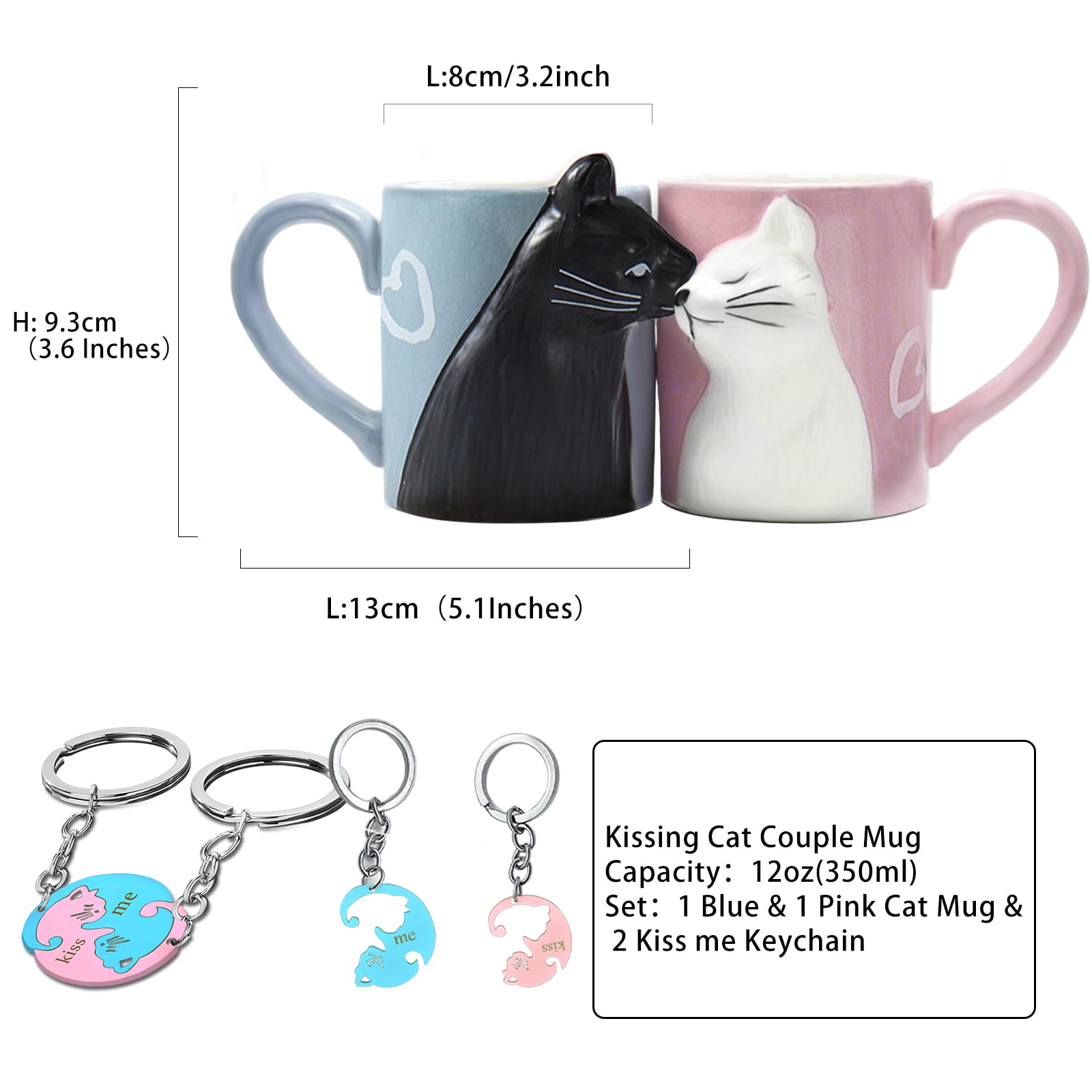 CAT and ME! 猫マグカップ2個セット CAT and ME! 猫マグカップ2個セット